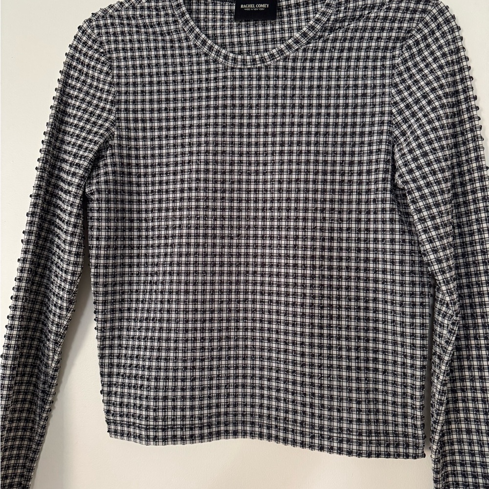 Black and White Houndstooth Sweater